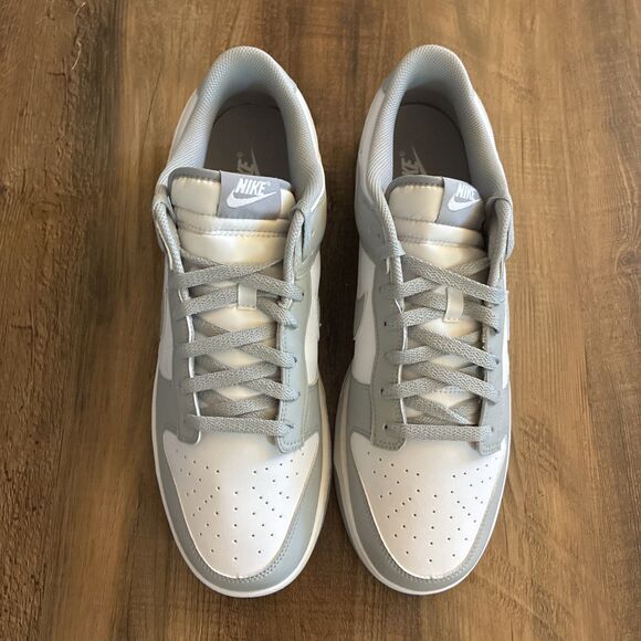 Nike Dunk Low Retro White Light Smoke Grey Men Size 15 Sneakers HF5441-105 main image 8